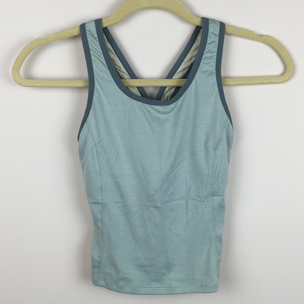 Patagonia - Striped Sport / Athletic Tank Top